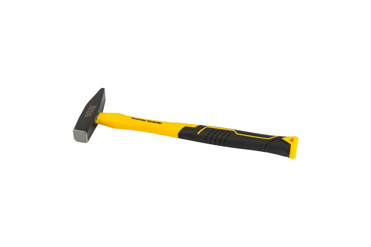 Молоток слюсарний MASTERTOOL 300 г HRC 50 рукоятка фібергласова 290 мм 02-0903 view 1