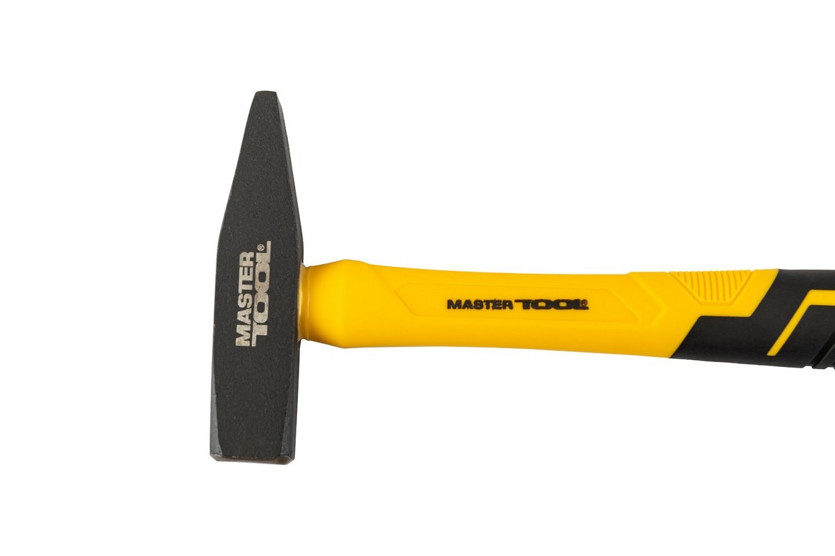 Молоток слюсарний MASTERTOOL 500 г HRC 50 рукоятка фібергласова 300 мм 02-0905 view 2