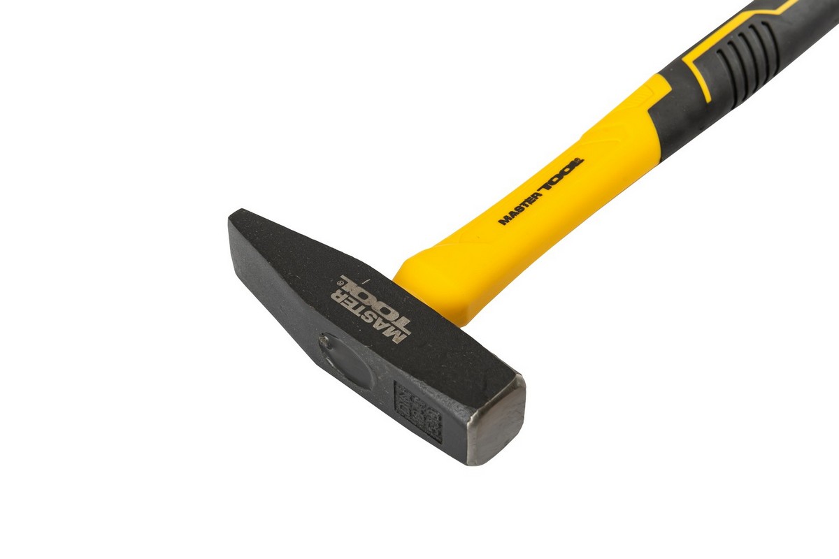 Молоток слюсарний MASTERTOOL 500 г HRC 50 рукоятка фібергласова 300 мм 02-0905 view 3