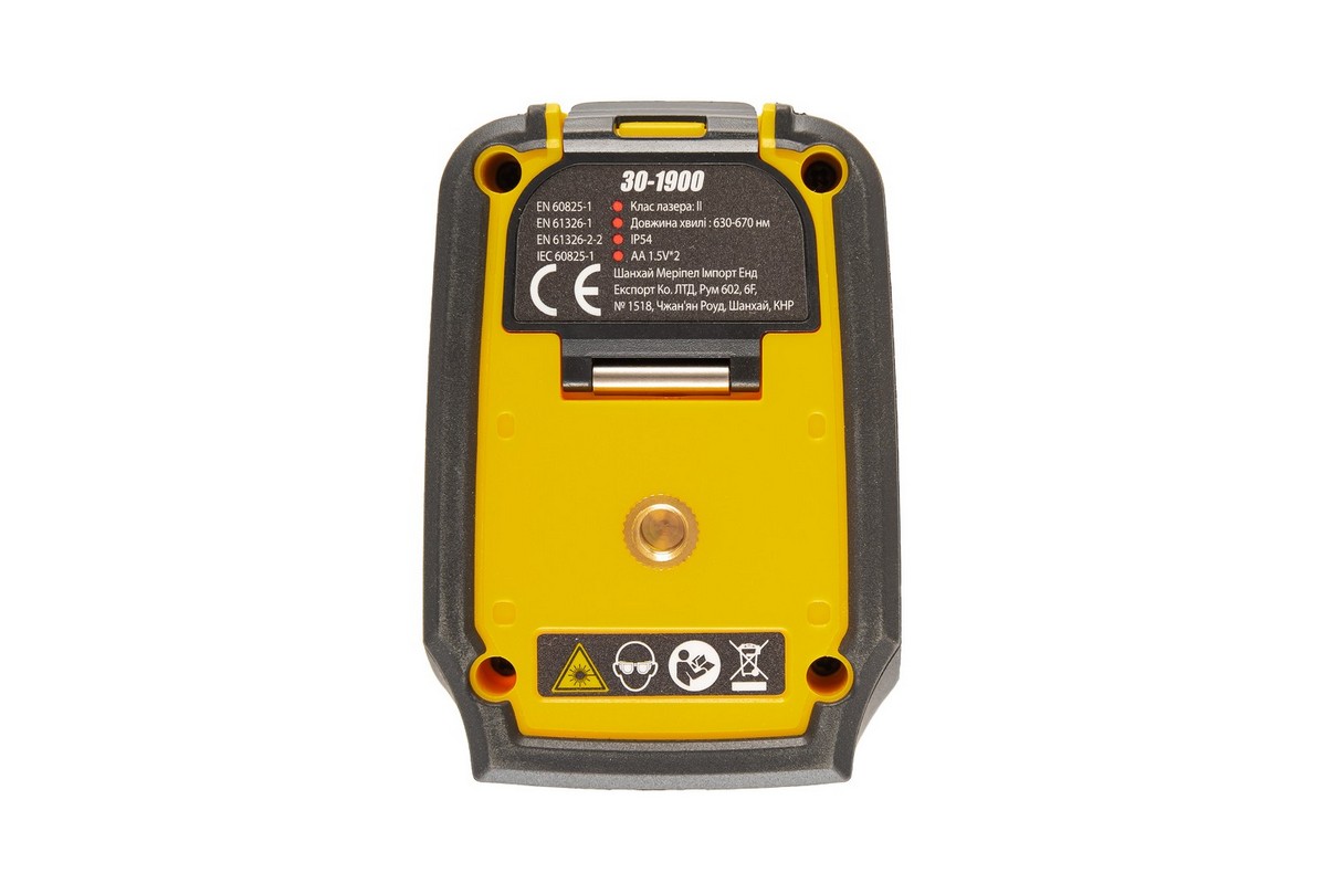 Рівень лазерний MASTERTOOL 15 м ±0.3 мм/м H110°/V110° ±4° RED/635 нм клас II IP54 ААх2 сумка 30-1900 view 5