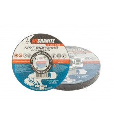 Диск абразивный отрезной по металлу GRANITE 125 x 1,0 x 22,2 мм 10 шт 8-04-120PC