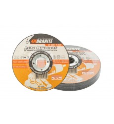 Диск абразивний відрізний по металу та нержавіючій сталі GRANITE PROFI +30 125 x 2,2 x 22,2 мм 5 шт 8-06-130PC