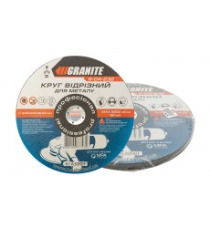 Диск абразивний відрізний по металу GRANITE 230 x 2,5 x 22,2 мм 5 шт 8-04-232PC