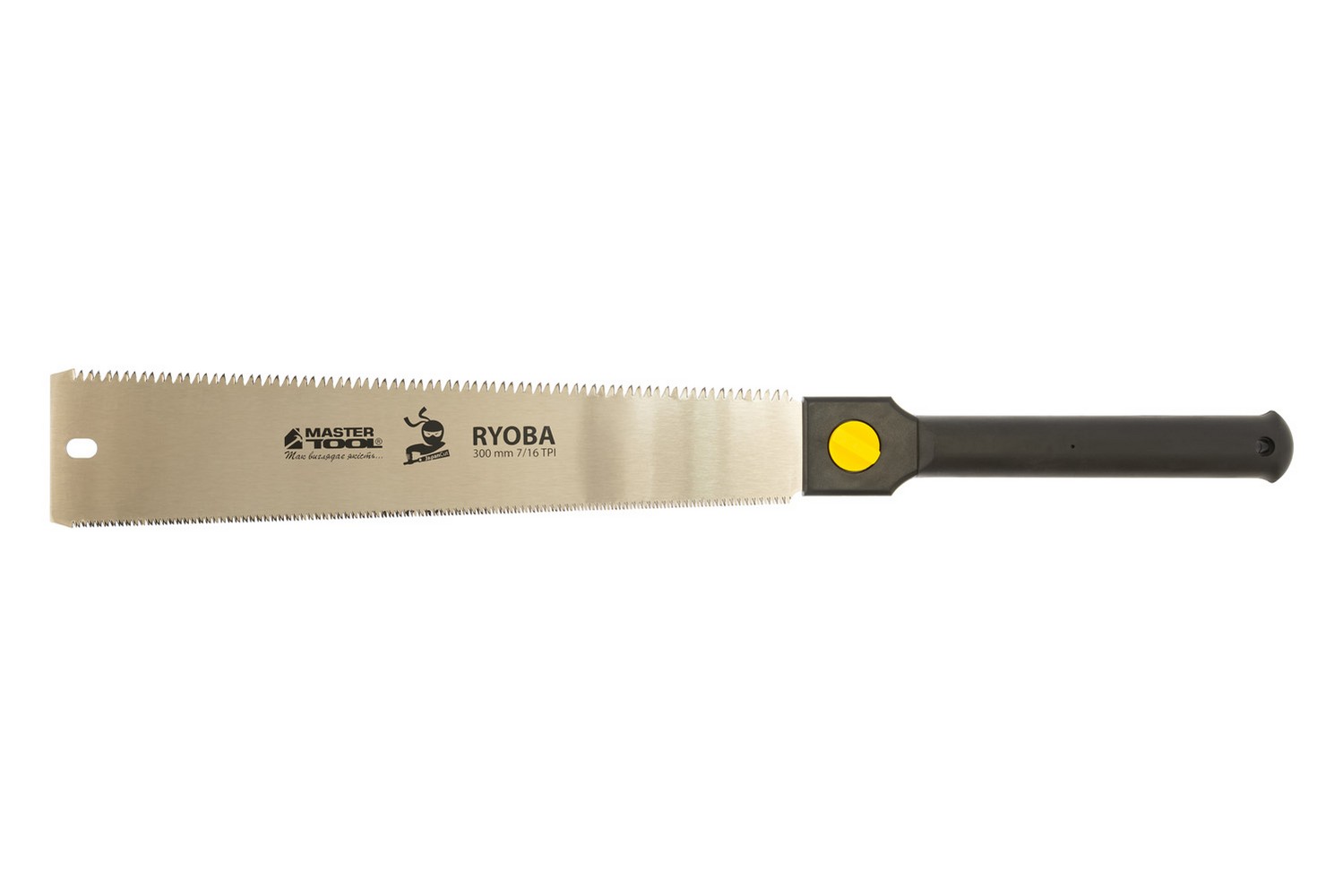 Ножівка столярна MASTERTOOL 7TPI/16TPI JAPAN CUT RYOBA 300 мм загартований зуб 3-D заточування 14-2714 view 2