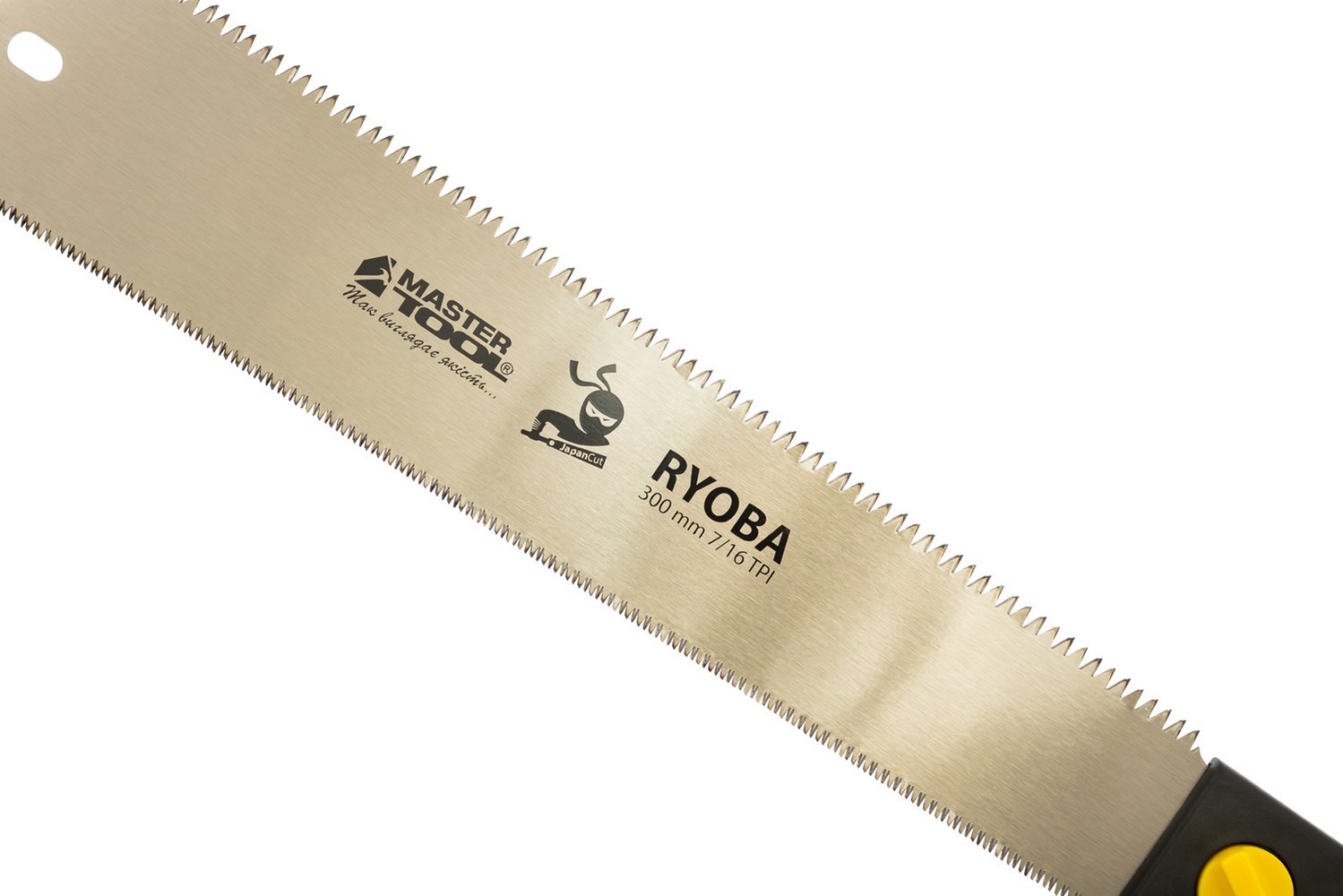 Ножівка столярна MASTERTOOL 7TPI/16TPI JAPAN CUT RYOBA 300 мм загартований зуб 3-D заточування 14-2714 view 4