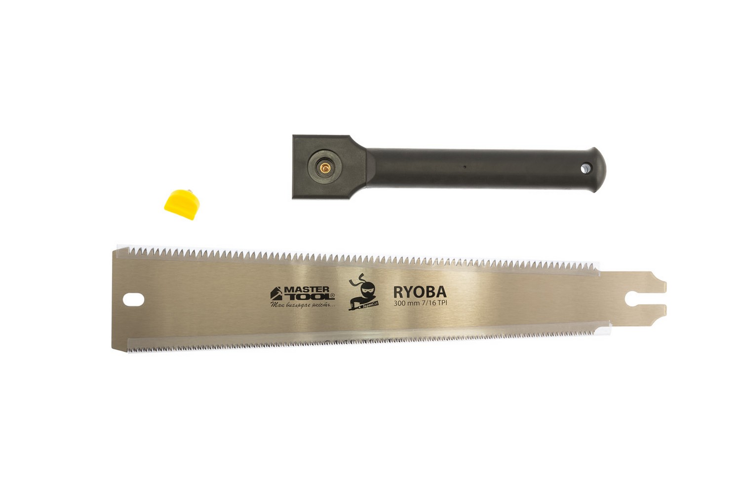 Ножівка столярна MASTERTOOL 7TPI/16TPI JAPAN CUT RYOBA 300 мм загартований зуб 3-D заточування 14-2714 view 6