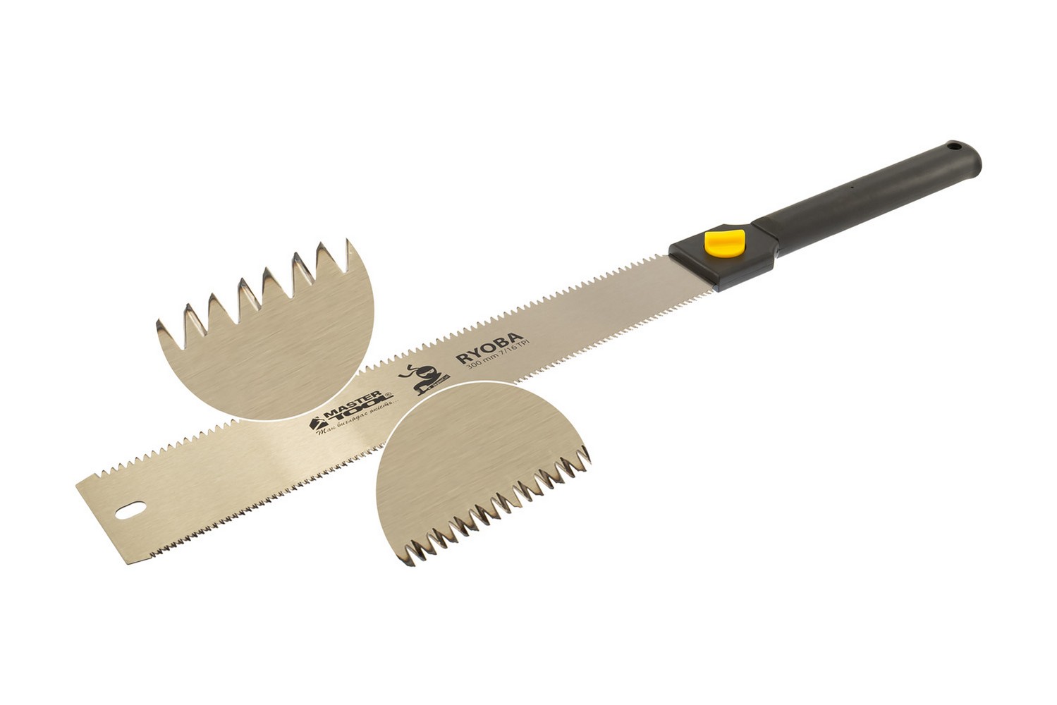 Ножівка столярна MASTERTOOL 7TPI/16TPI JAPAN CUT RYOBA 300 мм загартований зуб 3-D заточування 14-2714 view 8