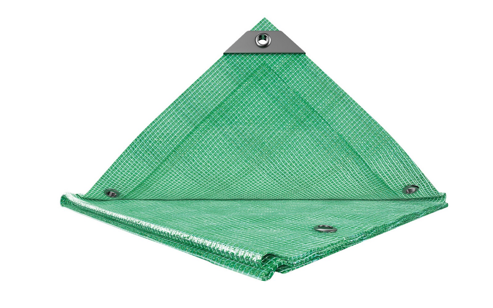 Тент універсальний армований MASTERTOOL TARPAULIN 5 × 6 м 150 г/м² Leno Green 89-3506 view 1