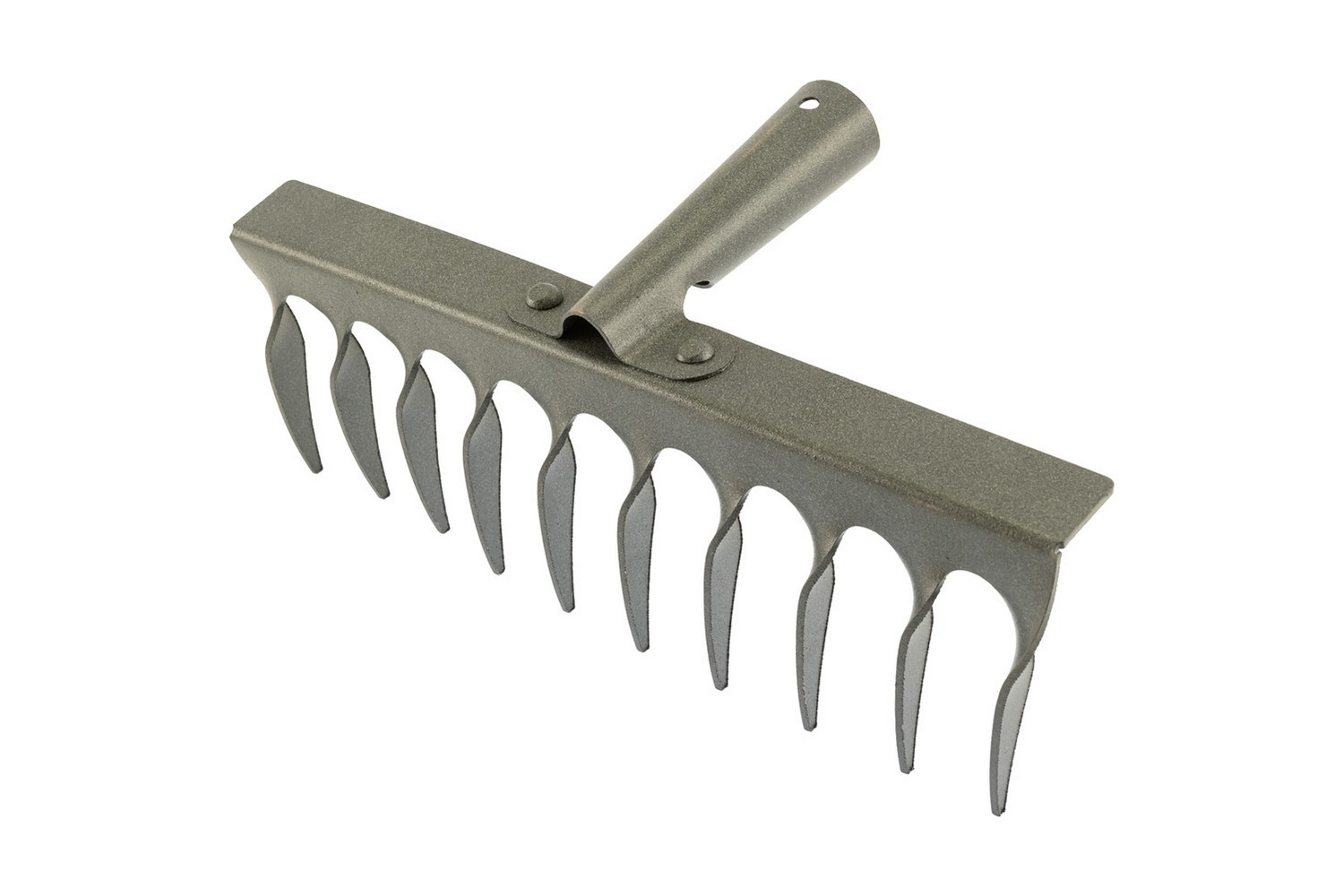 Граблі металеві кручені MASTERTOOL ГУ-10 10 зубів 305х100 мм 14-6206 view 1