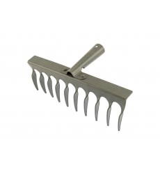 Граблі металеві кручені MASTERTOOL ГУ-10-L 305×100 мм 14-6206
