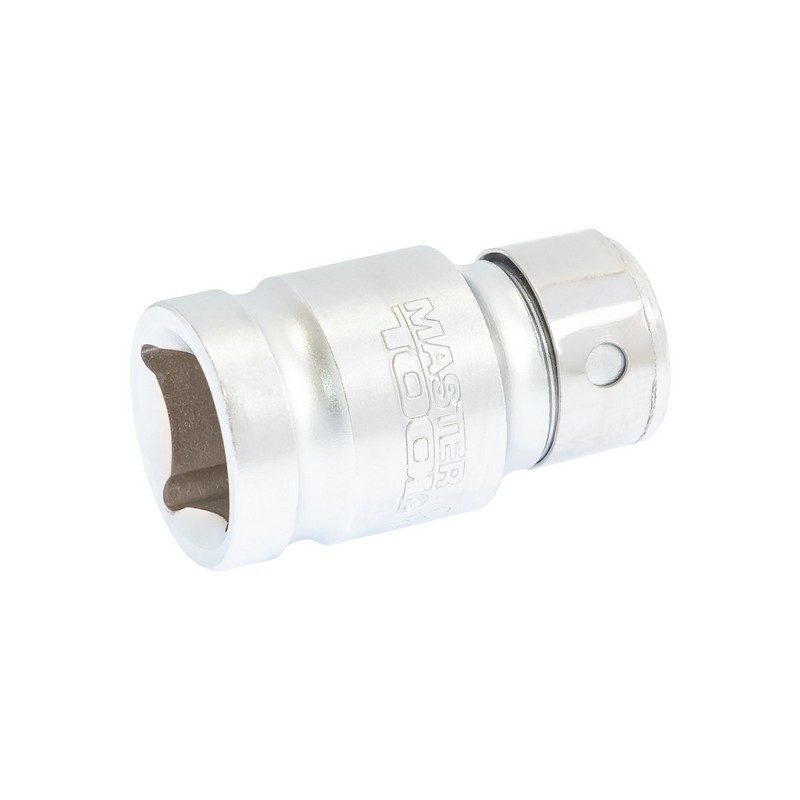 Перехідник MASTERTOOL ½" квадрат - ½" шестигранник 38 мм CrV 78-0088 view 2