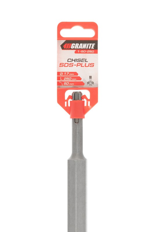 Зубило плоске GRANITE SDS-PLUS 250×50×17 мм 1-50-250 view 8