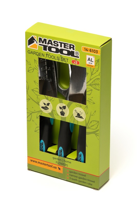 Набір садового інструменту MASTERTOOL Garden ALU 3 шт 14-6103 view 3