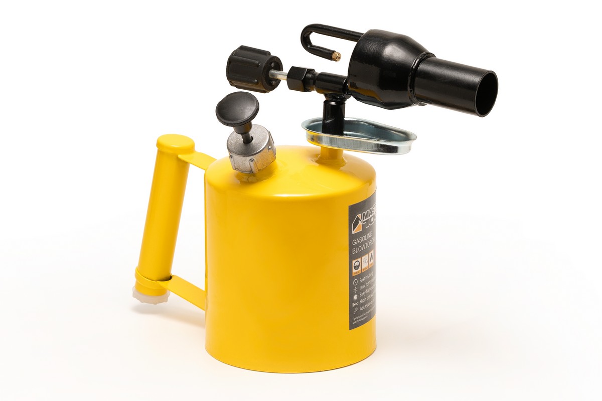 Лампа паяльна бензинова MASTERTOOL 1.0 л 1100°С 32 мм 1200 г/год 0.25 МПа 44-5210 view 2