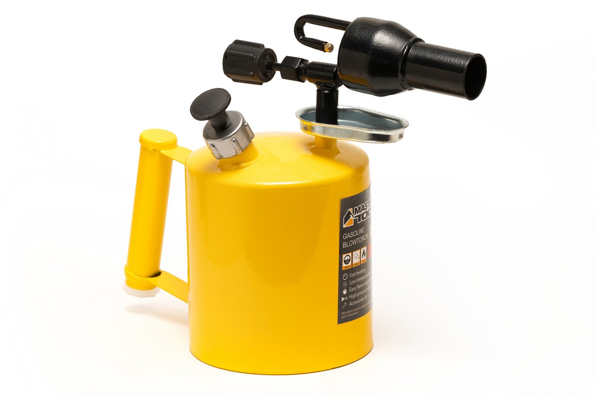 Лампа паяльна бензинова MASTERTOOL 1.5 л 1100°С 32 мм 1200 г/год 0.25 МПа 44-5215 view 2