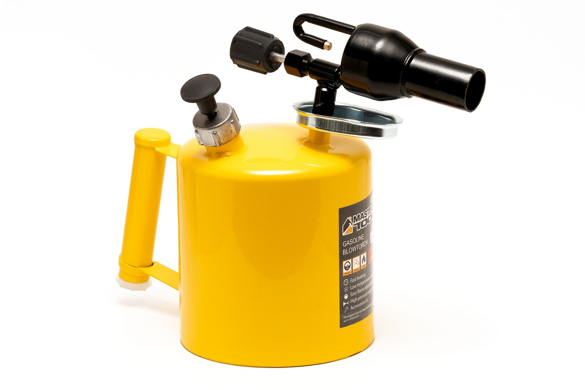 Лампа паяльна бензинова MASTERTOOL 2.0 л 1100°С 32 мм 1200 г/год 0.25 МПа 44-5220 view 2