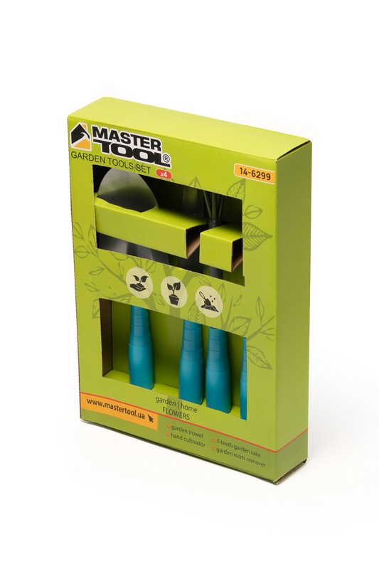 Набір садового інструменту MASTERTOOL Garden PP 4 шт 14-6299 view 3