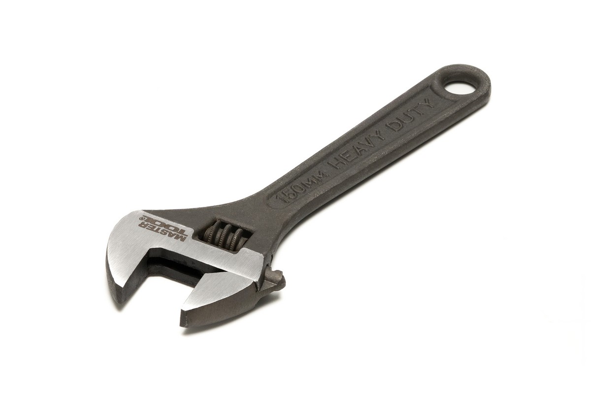 Ключ розвідний MASTERTOOL 150 мм 0-20 мм CrV фосфатований 76-0221 view 1