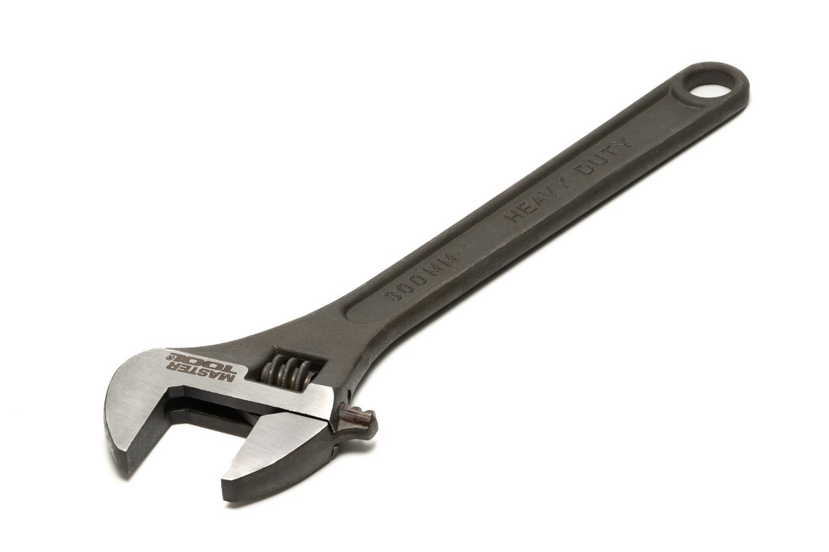 Ключ розвідний MASTERTOOL 300 мм 0-35 мм CrV фосфатований 76-0224 view 1