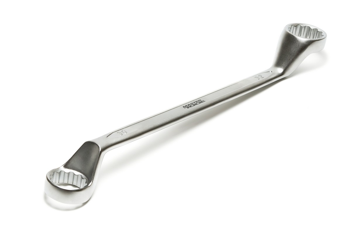 Ключ накидний MASTERTOOL 30×32 мм 31CrV3 COLD FORGED DIN897 72-3032 view 1
