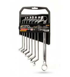 Ключі накидні MASTERTOOL COLD FORGED набір 8 шт (6–20/22 мм) 31CrV3 DIN 897 72-3208