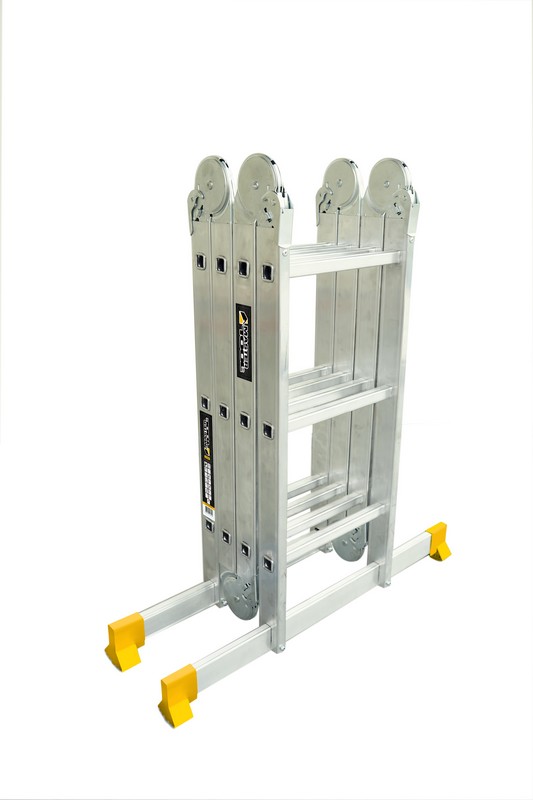 Драбина алюмінієва MASTERTOOL шарнірна 4х3 ступенів h=4400 мм max 150 кг 79-1603 view 4