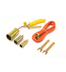 Пальник ручний газоповітряний MASTERTOOL з насадками Ø 25/35/50 мм 400 мм 3785 г/год 53 кВт 1300°C 44-5055