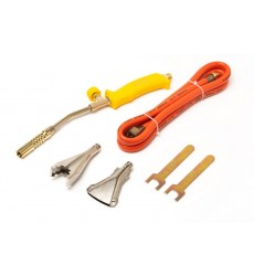 Пальник ручний газоповітряний MASTERTOOL з насадками Ø 17/22/40 мм 400 мм 157 г/год 2200 Вт 1300°C 44-5057