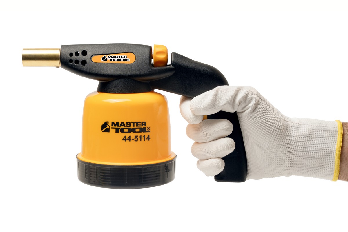 Лампа газова паяльна MASTERTOOL п'єзопідпал Ø 20 мм/1300°С 1.3 кВт 94.6 г/год 44-5114 view 3