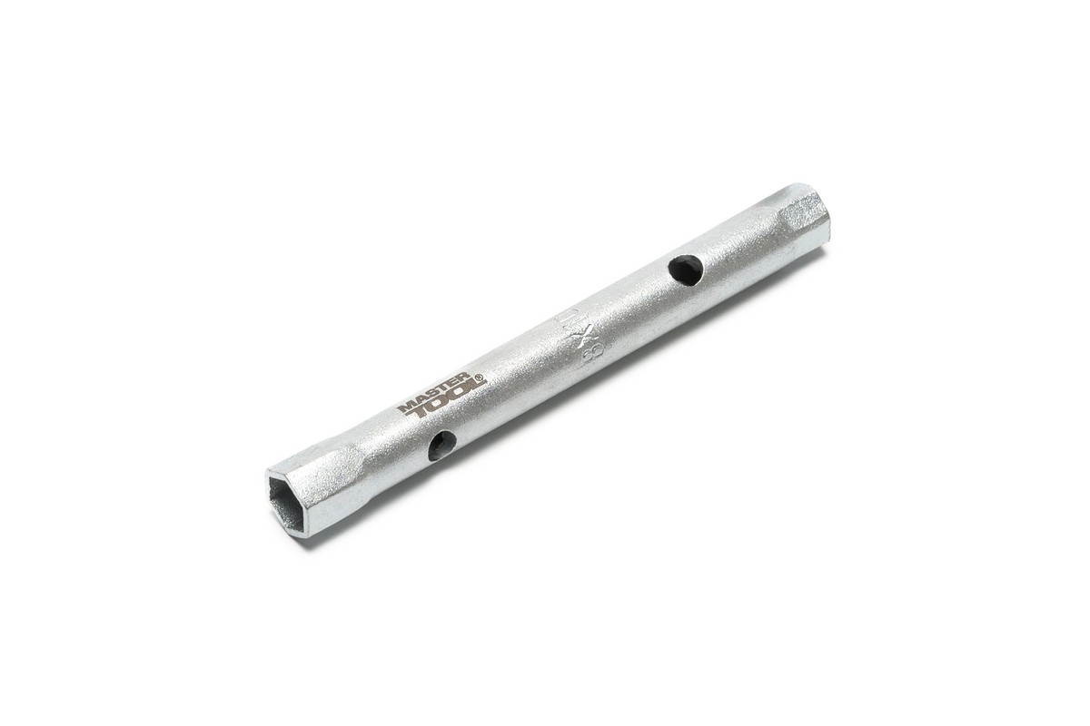 Ключ торцевий MASTERTOOL трубчастий 8×10 мм з отвором для воротка 73-1008 view 1