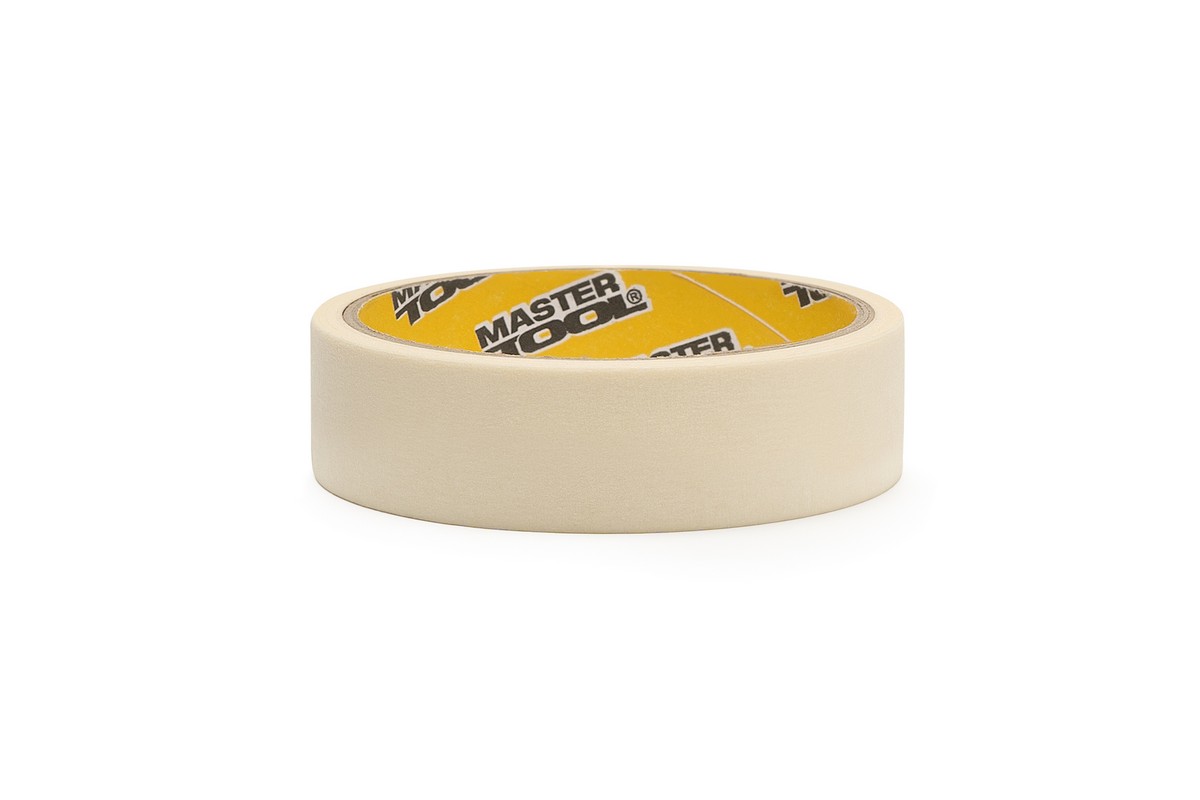 Стрічка малярна універсальна MASTERTOOL GripBond Easy 25 мм×15 м біла 79-9941 view 2