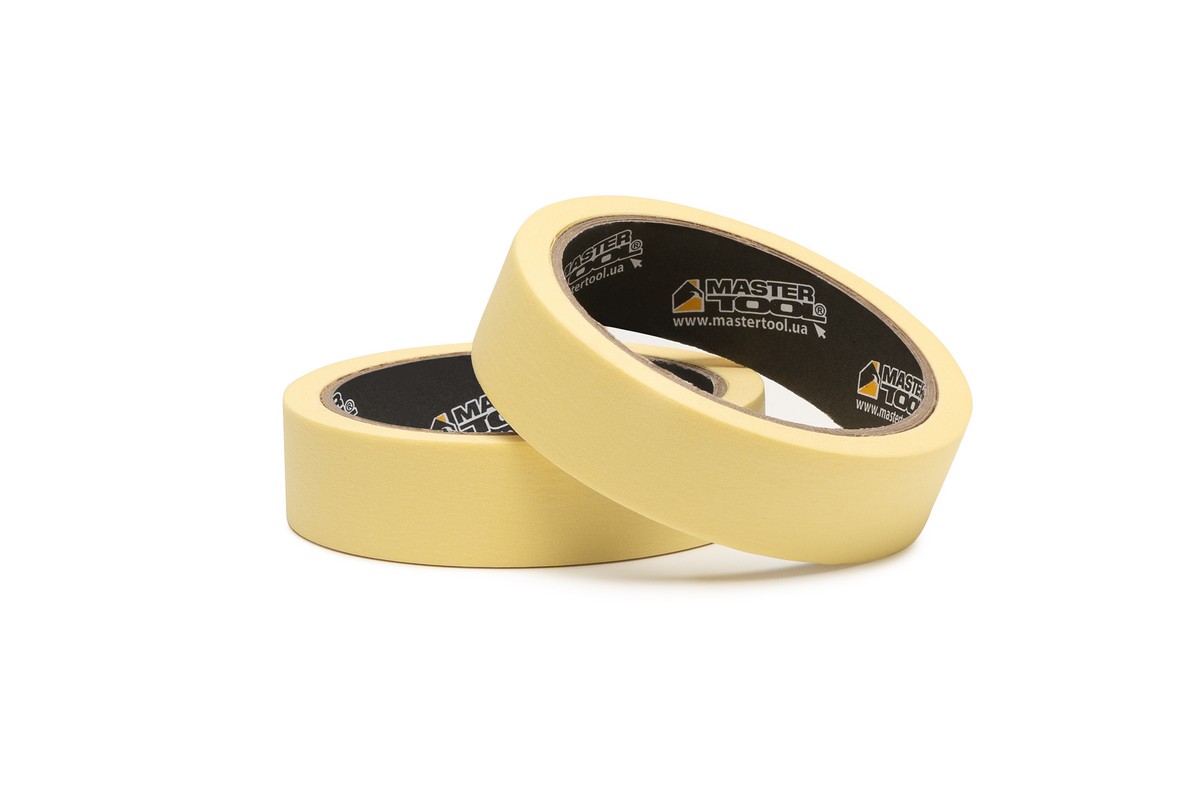 Стрічка малярна універсальна MASTERTOOL GripBond Pro 25 мм×20 м 2 шт жовта 79-9926 view 3