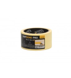 Стрічка малярна універсальна MASTERTOOL GripBond Pro 25 мм×20 м 2 шт жовта 79-9926