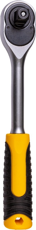 Набір головок 1/4" & 1/2" 4-14 мм / 10-32 мм CrV (50BV30), тріскачка 72Т 111 шт, PROFI MASTERTOOL 78-5111 view 7