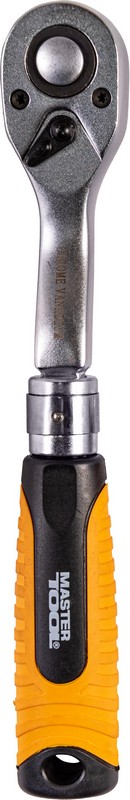 Набір головок 1/4" & 1/2" 4-14 мм / 10-32 мм CrV (50BV30), модульна тріскачка 72Т 111 шт, PROFI MASTERTOOL 78-5112 view 6