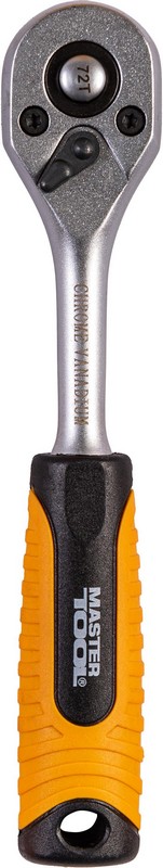Набір головок 1/4" & 1/2" 4-14 мм / 10-32 мм CrV (50BV30), модульна тріскачка 72Т 111 шт, PROFI MASTERTOOL 78-5112 view 8