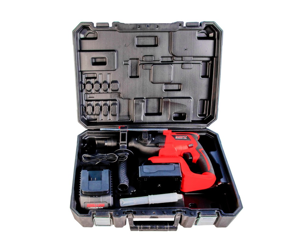 Перфоратор MPT акумуляторний SDS-PLUS 26 мм 21V Li-ion 4 А·год 1400 об/хв 4500 уд/хв 1.5 Дж 3 режими кейс MCRH2640 view 9