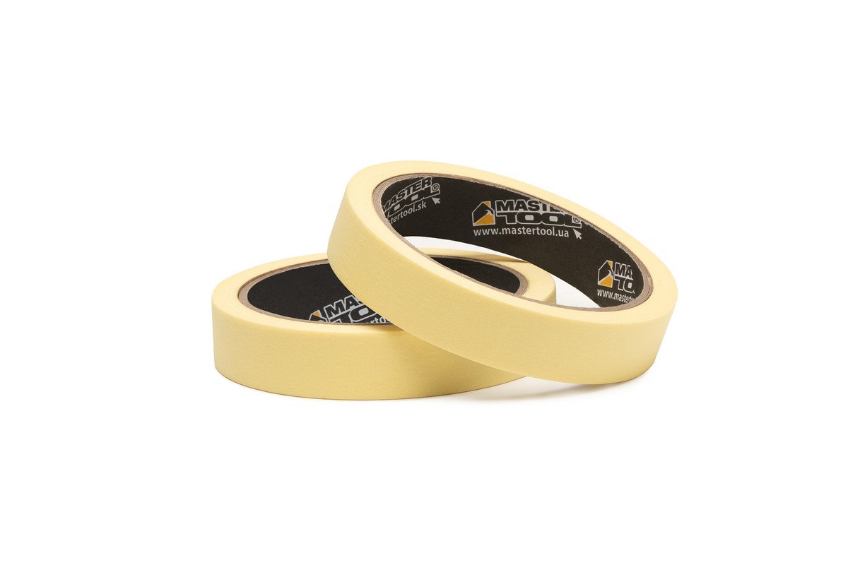 Стрічка малярна універсальна MASTERTOOL GripBond Pro 19 мм×20 м 2 шт жовта 79-9925 view 3