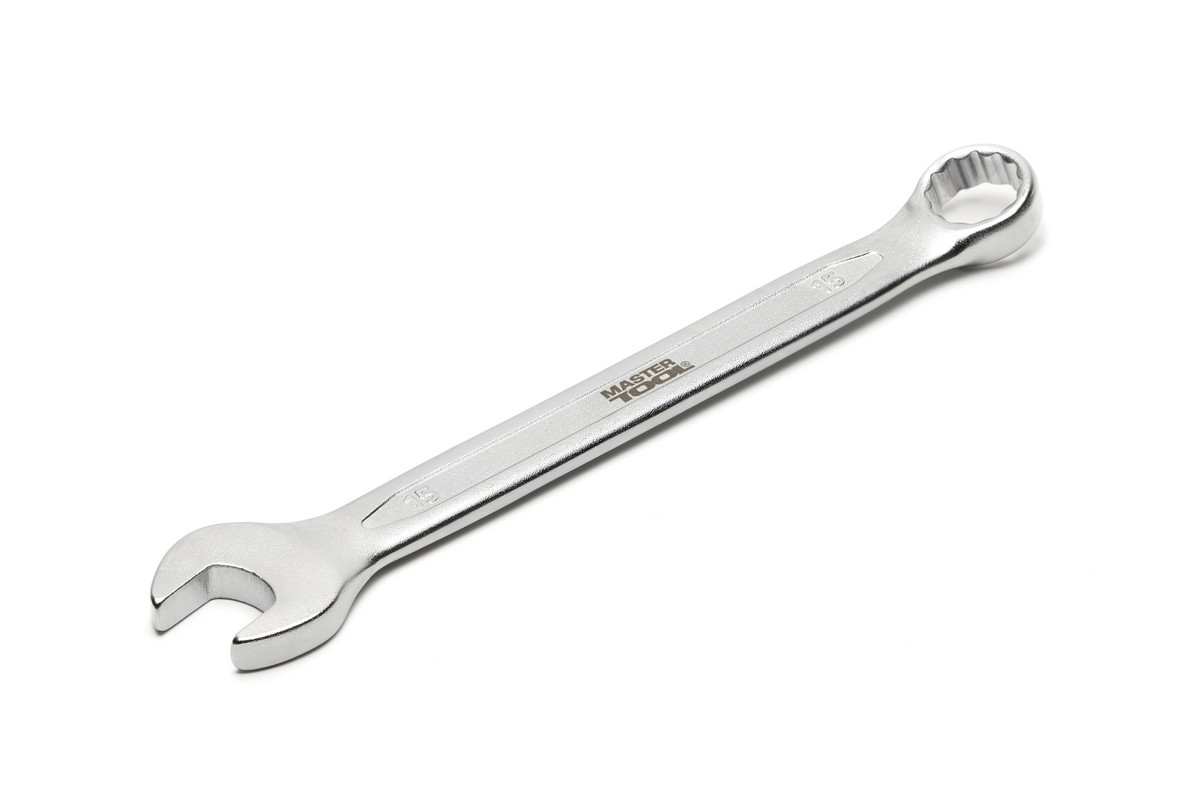 Ключ комбінований MASTERTOOL COLD FORGED 15 мм 31CrV3 DIN 3113 72-1015 view 1