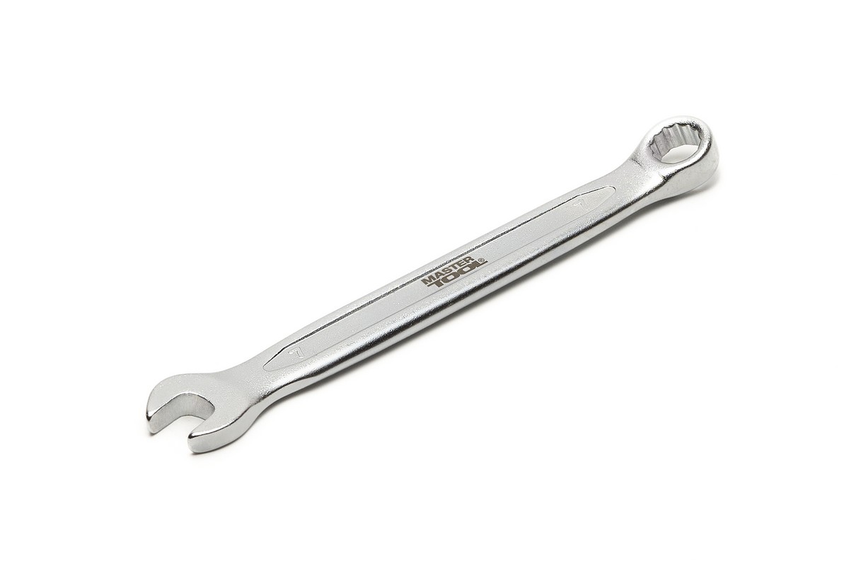 Ключ комбінований MASTERTOOL COLD FORGED 7 мм 31CrV3 DIN 3113 72-1007 view 1