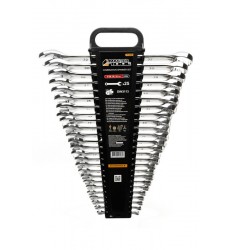 Ключі комбіновані MASTERTOOL SATIN FINISH набір 25 шт (6-28/30/32 мм) CrV DIN 3113 71-2124
