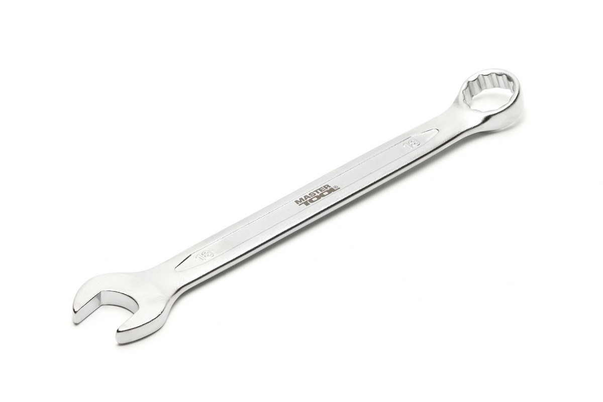 Ключ комбінований MASTERTOOL COLD FORGED 18 мм 31CrV3 DIN 3113 72-1018 view 1